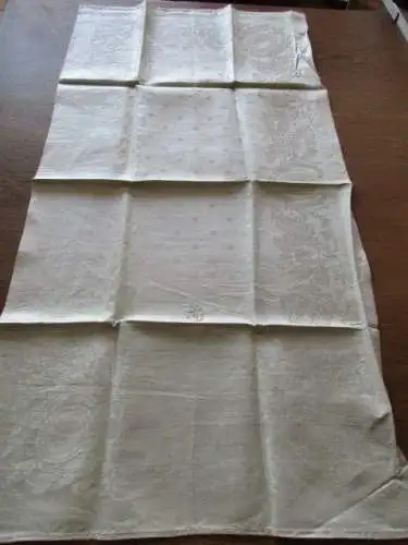 Jugendstil altes Leinen Handtuch Küchentuch Tischläufer ( 73  )