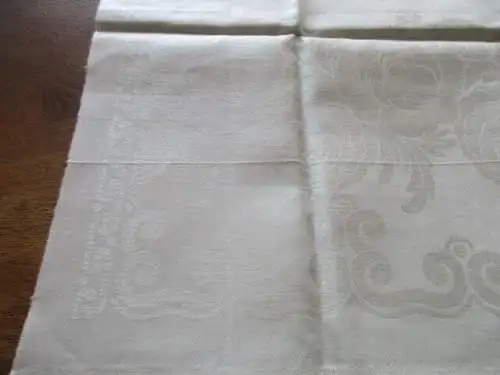 Jugendstil altes Leinen Handtuch Küchentuch Tischläufer ( 99  )