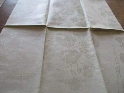 Jugendstil altes Leinen Handtuch Küchentuch Tischläufer ( 177 )