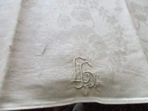 Jugendstil altes Leinen Handtuch Küchentuch Tischläufer ( 177 )
