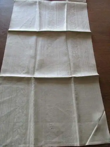 Jugendstil altes Leinen Handtuch Küchentuch Tischläufer ( 39 )