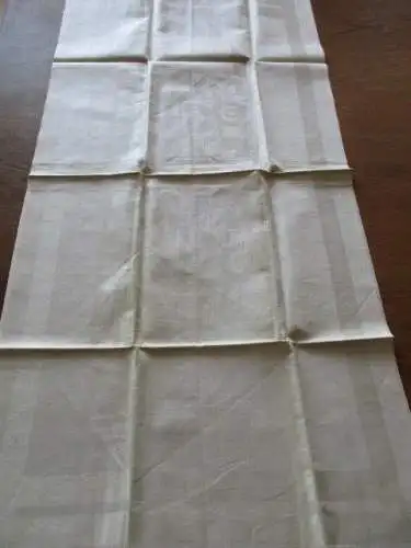 Jugendstil altes Leinen Handtuch Küchentuch Tischläufer ( 30 )