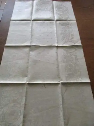 Jugendstil altes Leinen Handtuch Küchentuch Tischläufer ( 11 )