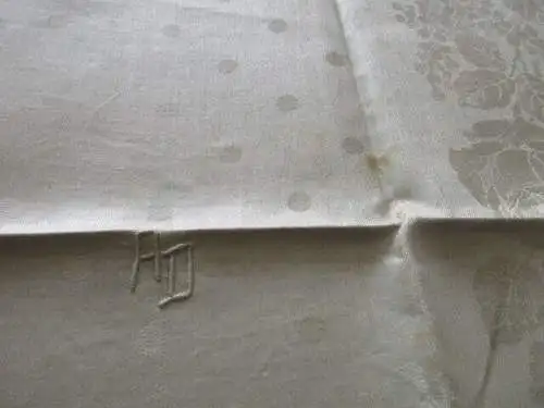 Jugendstil altes Leinen Handtuch Küchentuch Tischläufer ( 11 )