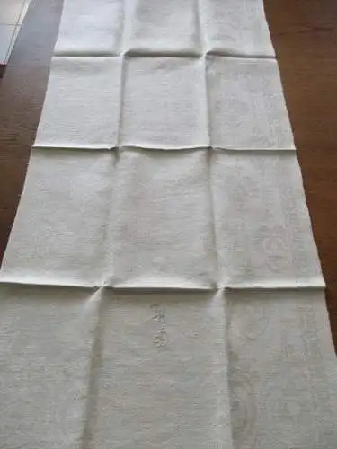 Jugendstil altes Leinen Handtuch Küchentuch Tischläufer ( 202 )