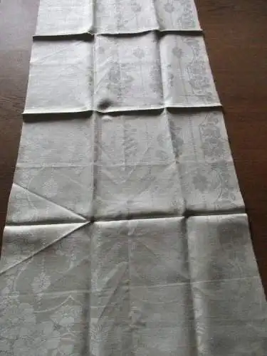 Jugendstil altes Leinen Handtuch Küchentuch Tischläufer ( 168 )