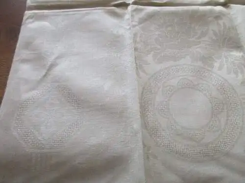 Jugendstil altes Leinen Handtuch Küchentuch Tischläufer ( 163 )