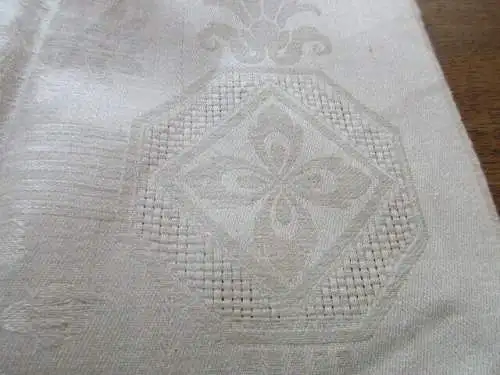 Jugendstil altes Leinen Handtuch Küchentuch Tischläufer ( 163 )