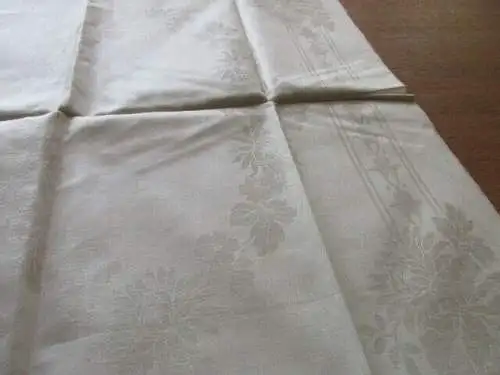 Jugendstil altes Leinen Handtuch Küchentuch Tischläufer ( 163 )