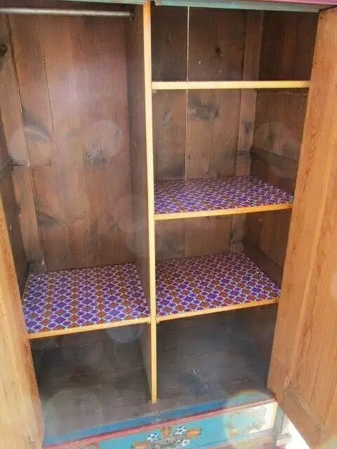 Bauernschrank Landhausschrank  Kleiderschrank  Gründerzeit um 1880 Bemalt  10