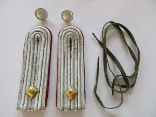 NVA 1 paar Schulterstücke Unterleutnant MfS 