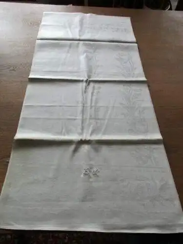 1 altes Leinen Damast Geschirrtuch Jugendstil   ( 230 ) 