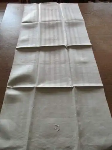 ein altes Leinen Geschirrtuch Handtuch Tischläufer Art Deko TOP ( 26 )