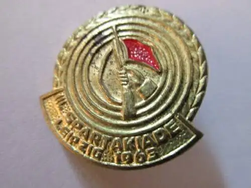 DDR Abzeichen Leipzig Spartakiade der Kampfgruppen 1963