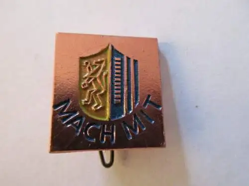 DDR Abzeichen   Mach Mit Leipzig
