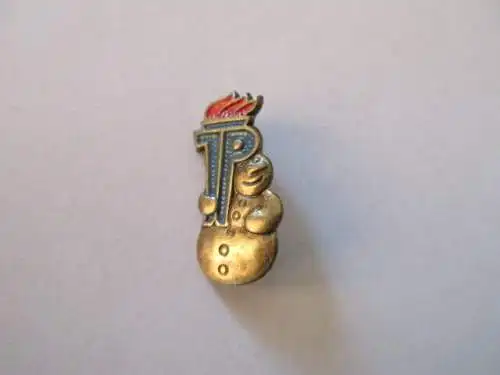 DDR Abzeichen  Pioniere   Schneemann gold