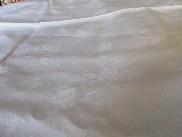 herrliches altes XXL Leinen Tischtuch Tafeltuch Jugendstil 320 x 140 cm  5