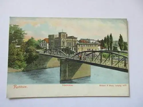 seltene AK Ratibor Oderbrücke Schlesien