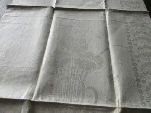 1 altes Leinen Damast Geschirrtuch Jugendstil ( 98 ) 