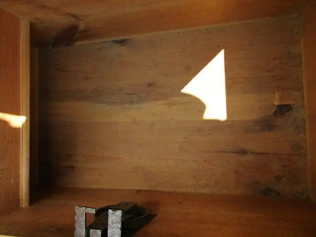 Bauerntruhe Truhe Flachdeckeltruhe Biedermeier um 1845 Weichholz Nr. 7 8