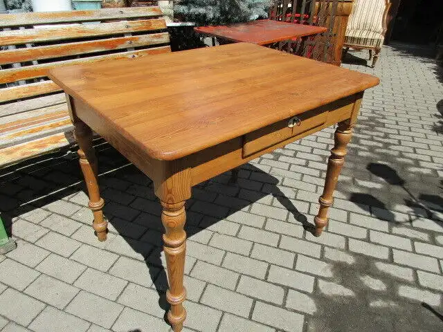 Tisch Esstisch Gründerzeit um 1880 Weichholz Nr. 6 0