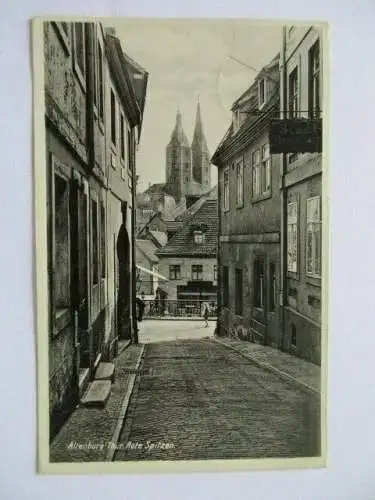 alte AK Altenburg Thür. Rote Spitzen Straße Häuser 1934