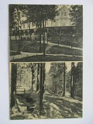 seltene alte Ak Wetterzeube Bahnhof Bahnhofs Restaurant Speise Haus 1922