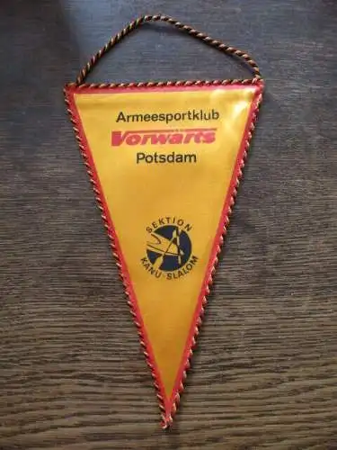 Wimpel ASK Vorwärts Potsdam Armeesportklub Sektion Kanu Slalom DDR
