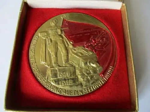 DDR Medaille Berlin Seelower Höhen Gedenkstätte Befreiung