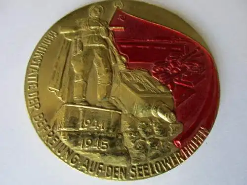 DDR Medaille Berlin Seelower Höhen Gedenkstätte Befreiung