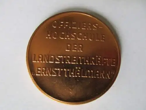 DDR Medaille NVA Offiziershochschule Ernst Thälmann