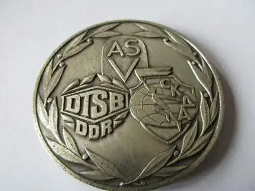 DDR Medaille NVA  Armeesportvereinigung Vorwärts ASV  DTSB