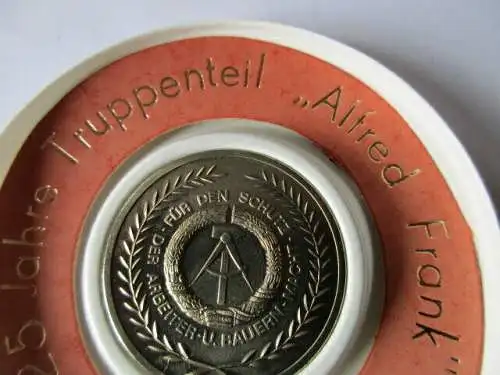 DDR Medaille NVA  Truppenteil Anne Frank