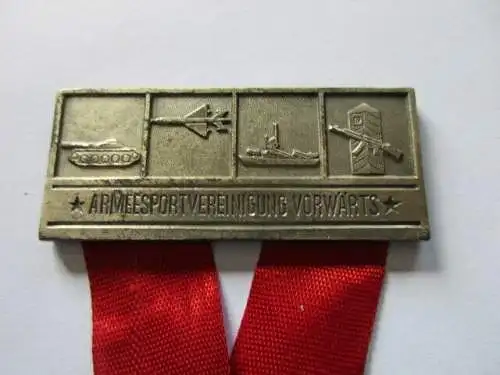 DDR Medaille NVA  ASV Armeesportvereinigung Vorwärts 1956-1976