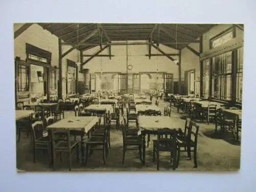 seltene alte Ak Waldschlösschen Ernsee Gera Innenansicht um 1940