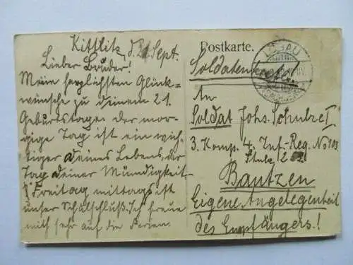 seltene Ak Löbau Oberlausitz Realschule mit Kinder Feldpost 1910