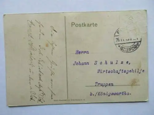 seltene Ak Borna Realgymnasium ca 1915