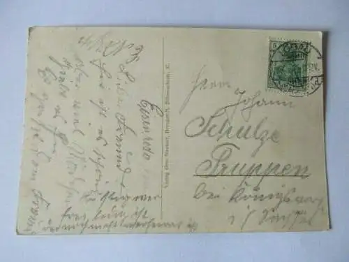 seltene Ak Eiserode Löbau Gasthaus Buenos Aires Totalansicht Straße Häuser 1911