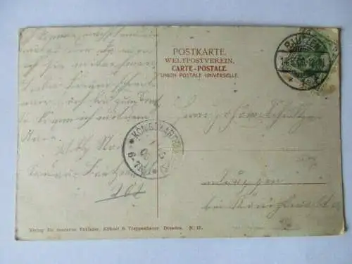 seltene Ak Schönborn Langebrück Gasthof 1906
