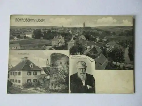 seltene Ak Schrobenhausen Lenbachhaus Professor Franz Lenbach um 1910