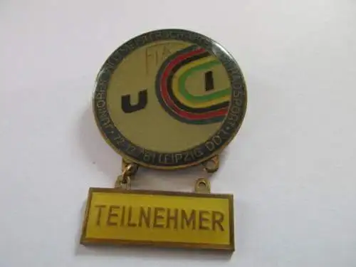 DDR Abzeichen Leipzig Junioren-Weltmeisterschaften im Radsport 1981 Teilnehmer