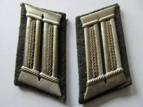 NVA - Kragenspiegel Luftverteidigung Offiziere  grau