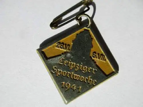 Abzeichen Leipzig  Sportwoche Leipzig 28.6-6.7.1941