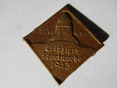 Abzeichen Leipzig  Sportwoche Leipzig 26.6-4.7.1943