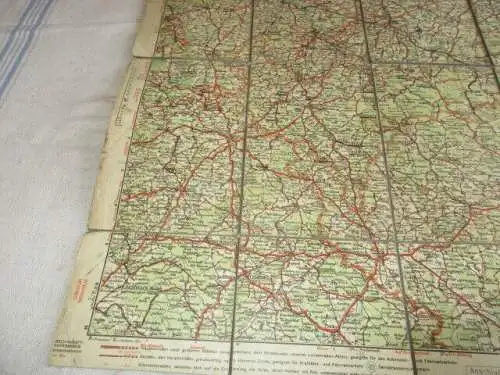 Messtischblatt auf Leinen 35 Chemnitz und Umgebung    Nr.08