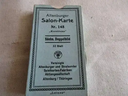 Altenburger Salon-Karte Nr.148  sächs. Doppelbild 32 Blatt Werbung Leipzig