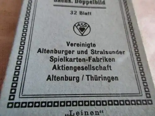 Altenburger Salon-Karte Nr.148  sächs. Doppelbild 32 Blatt Werbung Leipzig