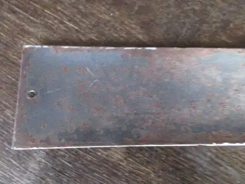 altes Emailleschild Emaille Finkensteig