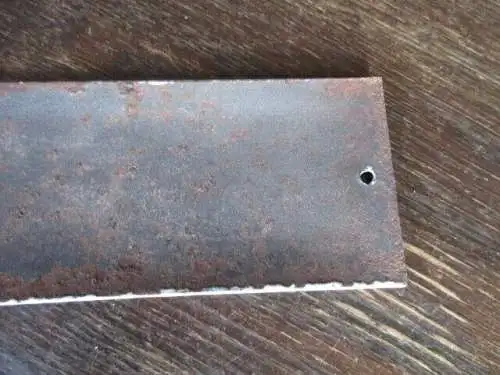 altes Emailleschild Emaille Finkensteig