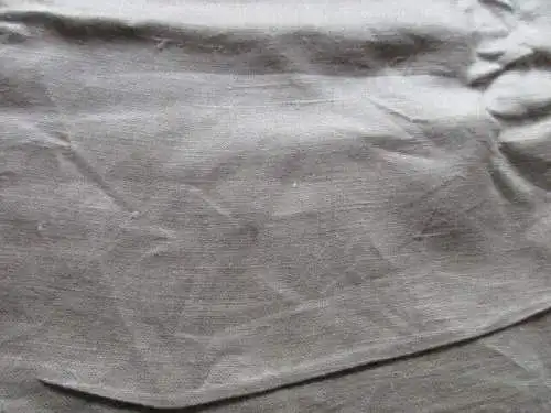 altes Leinen Rolltuch Mangeltuch rote Streifen ca. 300 x 89 cm ( 7  )